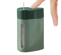 Générique Toothpick Dispenser - Automatic Pop-Up Organizer with -Press Dispensing Mechanism, Easy Access Holder for Clean and Hygienic Use, Kitchen Home Bathroom Restaurant Party Daily Settings