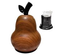 Générique Toothpick Dispenser - Pear Shape Container Box,Tooth Pick Holder Dispenser - for Kitchen Bedroom Living Room Bathroom Cafe Offices Hotel Home