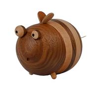 Générique Toothpick Holders Decorative - 3.54x2.56x2.56 Inches Bee Decor Box Toothpick Holder,Storage Organizer Bee Shape, Wooden Tooth Picks Holder With 150 Pcs Toothpicks, Desk Decor