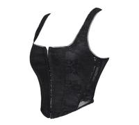 Générique Top Bustier,Corset Gainant à Baleines en Acier Bustier Sculptant Le Buste Corset Amincissant sous La Poitrine