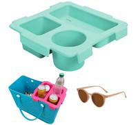 Générique Top Cup Holder Tray Accessory for Large Bogg Bag, Topper Tray Divider and Organizer for Bogg Bag, Snack Box Container Cups Holder Trays Fit for Stanley Cup