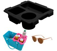 Générique Top Cup Holder Tray Accessory for Large Bogg Bag, Topper Tray Divider and Organizer for Bogg Bag, Snack Box Container Cups Holder Trays Fit for Stanley Cup