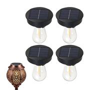 Générique Top De Rechange Pour Lampe Solaire - 4 Pièces Haute Luminosité Étanche - Pièces Détachées pour Lampe Solaire Extérieure - Pour lampe 7,4-8 cm chemin cour jardin arrière-cour entrée pelouse