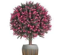 Générique Topiaire de Buis Buisson Résistant aux Intempéries de 58 cm | Arbres Artificiels Extérieur Motif Topiaire Pour Jardin Cour Porche Chemin Paysage Intérieur Décor Maison Bureau Dégradé rose
