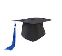 Générique Toque Chapeau Diplome d'étudiant Bachelor Chapeau Docteur Baccalauréat avec Pendentif pour la Remise de Diplôme - Lycée Cérémonie de Remise Unisexe