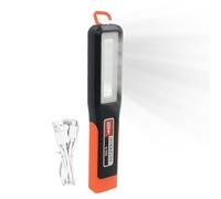 Générique Torche Magnétique Rechargeable - Lampe d'Avertissement à Recharge USB - Torche Étanche Portative avec Crochet 7 Modes pour Urgence Randonnée Pêche Camping