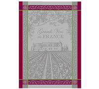 Générique Torchon Grands Vins de France 50x70cm Jacquard 100% Coton