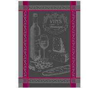 Générique Torchon Vins et Fromages 48x70cm Jacquard 100% Coton