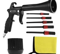 Générique Tornado Dry Cleaning Gun,Air Blower for CarDetailing,Interior Dryer Air Tools,Detailing Car Cleaning Gun,Air Nozzle Blow Gun, Quickly Blowing Out Dirt (Black)