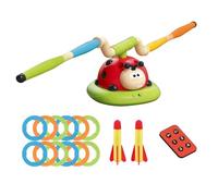 Générique Toss Ring Game Ladybug Toys - Toy Rocket Launchers for Kids | Exercise Equipment Outdoor Sports for Boys Children Ages 3-6 Years Fun Active Play Game Set