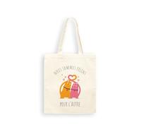 Générique Tote Bag Nous Sommes Félins pour l’Autre - Sac Chat Amusant