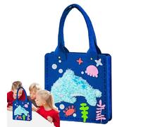 Générique Tote Bags for Kids, Handmade School Bag Kit, Reusable Craft Tote, Non Woven Storage Organizer, Creative Eco Friendly Desig, Kindergarten, Travel, Shopping, 8.27x14.17 Inches