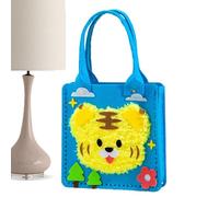 Générique Tote Bags for Kids, Handmade School Bag Kit, Reusable Craft Tote, Non Woven Storage Organizer, Creative Eco Friendly Desig, Kindergarten, Travel, Shopping, 8.27x14.17 Inches
