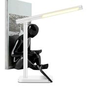 Générique Touch Desk Lamp, Eye-Caring Adjustable Desktop Light with Continuous Dimming Brightness, LED Table Lamp for Reading, Studying, Writing, Bedroom, Vanity, Home, School, Dressing Table