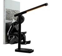 Générique Touch Desk Lamp, Eye-Caring Adjustable Desktop Light with Continuous Dimming Brightness, LED Table Lamp for Reading, Studying, Writing, Bedroom, Vanity, Home, School, Dressing Table