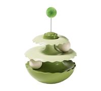 Générique Tour de Balle Interactive pour Chat - Exercice Physique Mental - Jouet interactif pour Chaton avec Piste de Balle | pour Salon Chambre Petites, Moyennes et Grandes Races