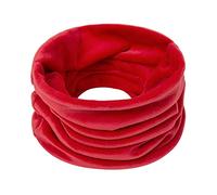 Générique Tour de Cou Homme Femme Unisex Polaire Cache-Cou col Nez Hiver masque écharpe Tube Chaud épais ski cyclisme vélo moto Sport Bonnet Snow Bandeau Coupe-Vent élastique (Rouge, One Size)