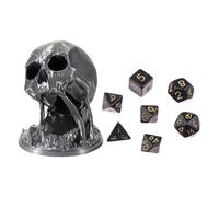 Générique Tour de Dés - Jeu de Rôle sur Table Imprimé en 3D,Organisateur de Stockage Décor de Table pour Voyage Maison Bureau