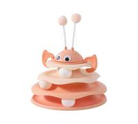 Générique Tour De Jouets pour Chat, Agrandit l'espace De Jeu, PP, Jouets Interactifs pour Chaton, Tour À Billes À 3 Niveaux, Expérience D'assemblage Rapide, pour Une Utilisation en Intérieur