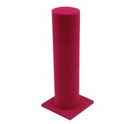 Générique Tour Verticale Innovante pour élastiques et Pinces à Cheveux - Présentoir/Organisateur de Bracelets (5 Couleurs Au Choix), Rose Rouge