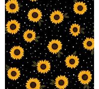 Générique Tournesol Fleurs Papier Peint Épaissir Mat Auto Adhésif 44x1000 cm Peinture Plantes Meubles Autocollants Amovible Comptoir Contact Papier Stickers Muraux pour Bains Salon Chambre