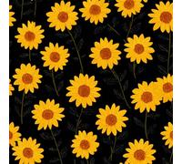 Générique Tournesol Fleurs Papier Peint Épaissir Mat Auto Adhésif 44x500 cm Peinture Plantes Meubles Autocollants Amovible Comptoir Contact Papier Stickers Muraux pour Bains Salon Chambre