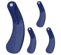 Générique Tourneur de Clés Adaptatif Ergonomique en Plastique Bleu, Aide Simple la Rotation et Ouverture de Porte pour Seniors avec Faible Force de Main, Pack de 4 Pièces