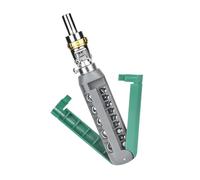 Générique Tournevis à cliquet robuste à prise ergonomique précise, outil à angles multiples de 14 pièces avec construction, outil en acier allié résistant à la