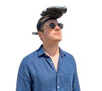 Générique Tout Petit Chapeau de Soleil Format Main Accessoire Fantaisie Original Mini Chapeau de Paille pour soirées costumées