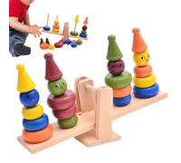 Générique Tower Balance Stacking Toys | Wooden Balance Game,Wooden Sensory Toys and Learning for Kids Boys Girls 3 Years Old and Up, Birthday