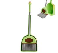 Générique Toy Broom Set, Small Child-Sized Broom, 7.28x5.12x22.05 inches, Dustpan Kit for Pretend Play Learning Activities at Kindergarten Home Indoor Outdoor Cleaning Skills Development