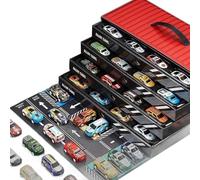 Générique Toy Cars Set for Kids - Mini Alloy Racing Cars, 48 PCS Small Vehicles, Container Storage Box | Ideal Children, Playset Fun Collectible Indoor Outdoor Activity Gift Entertainment