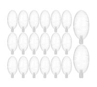 Générique Toy Squeakers,20 Pieces Noise Maker Replacement, 2.48x1.18 inches Oval Olive-Shaped Squeaky Parts - for Adult Dog Lovers Party DIY Projects Pet Stuffed Sewing