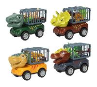 Générique Toy Trucks, Dinosaur Toys, Push Powered Kid Safe Bright Colors Durable No Batteries Fun Learning, Vehicle Playset for Kids, Outdoor, Fun, Home, Family Time, Beach, Travel