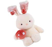 Générique Toys De Lapin en Peluche pour Les - Bunny Animal en Peluche | Lapin en Peluche Prop Roses Et À Un Corps Rond Captive Instantanément L'attention des, Présentant Une Forme Globale Mignonne Et