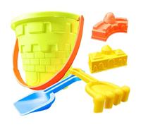 Générique Toys De Plage pour - Ensemble De Jouets De Sable | De Plage 5X pour | Ensemble De Seau De Sable avec Poignée Confortable | des Ensembles De Jeux Drôles pour Les De 3 Ans