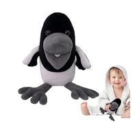 Générique Toys en Peluche Steve et Maggie, Jouets de Silhouette en Peluche Steve et Maggie, poupée d'animaux en Peluche Corbeau, Jouets d'oiseaux éducatifs, Ornements Mignons pour la Maison présente