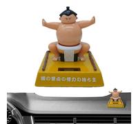 Générique Toys for Kids, Solar-Powered Sumo Wrestler Figurine, Dashboard Dancing Toy with Moving Head, Car Interior Decoration Dashboard Office Table Gift Display