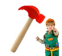 Générique Toys Woodhammer - Hammer des en Bois de 6,5 Pouces | Les Jouets Rouges et Verts pour Les Petites Mains favorisent l'imagination motricité et l'interaction Sociale idéale pour Tout-Petits