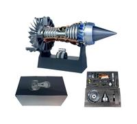 Générique Tr900 Turbofan Engine Model-Speed Aircraft Turbojet Engine Kit with Light,1/25 Simulation Aircraft Turbojet Engine Rotatable Model(11in/28cm),Simulation Aero Engine Steam Toy (Blue,B)