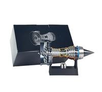 Générique Tr900 Turbofan Engine Model-Speed Aircraft Turbojet Engine Kit with Light,1/25 Simulation Aircraft Turbojet Engine Rotatable Model(11in/28cm),Simulation Aero Engine Steam Toy (Blue,A)