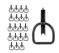 Générique Track D Ring - Metal D Ring for Truck, Heavy Duty E-Track DD-rinNg for Cargo Securement, 20 Piece Heavy-Duty Truck Accessories Or Motorcycle Bike Outdoors Ski Paddle Board Dinghies Boating