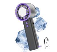 Générique Tragbarer Handventilator | Kühlung 3 Geschwindigkeiten Einstellbar Leise | Tischventilator Tragbar | Frauen Männer Büro Innen Außen Reise Camping Wandern