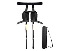 Générique Tragbarer Stuhl - Klappbarer Reisesitz, Ergonomischer Outdoorhocker | Höhenverstellbarer Sitz für Angler, Unsichtbare Sitzhilfe für unterwegs, Faltbare Beinunterstützung beim Camping