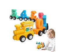 Générique Train Magnétique - ABS 6,69 Pouces | Jouet De Train avec des Chiffres | Jouet Éducatif | Blocs De Construction | Apprentissage des | Jeu STEM pour Les Améliorant La Coordination Œil-ma