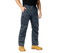 Générique Training Homme Pantalon de Survêtement Polaire de Chantier de Ville Trekking Cargo Large Extensible Vetement de Sport Softshell Pantalon Décontracté Homme Gris M