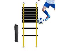 Générique Training Ladder - Footwork Agility Kit, 20-Foot Adjustable Rung System, Heavy-Duty Nylon Straps, Portable Carry Bag, Sports Equipment for Athletes Football Hockey Tennis
