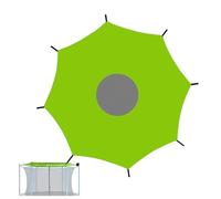 Générique Trampoline Cover - Trampoline Outdoor Tent - Trampoliine Tent | Sunshade Enclosures Sunscreen Tarp Protective for Sports Outdoor Jumping Birthday Parties Picnics Pool Waterparks