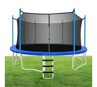 Générique Trampoline Net Replacement - Round Frame Protection Enclosure with Adjustable Straps, Lightweight Trampoline Net, Safety Mesh Barrier | Shielding Web for Outdoor Playground Backyard Camping