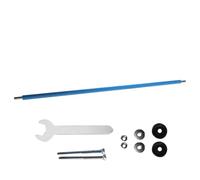 Générique Trampoline Poles Replacement | Trampoline 6-16Ft Safety Enclosure Pole | Straight Tube Replacement Part with Screw Foam Canopy Accessories for Kids, Playground & Spring